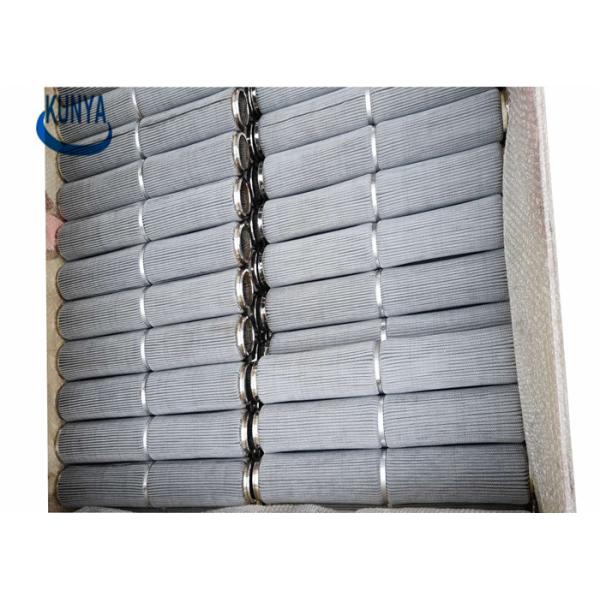 High Porosity Up To 90% And High Permeability sinter Metal Fiber Felt Filter Cartridge