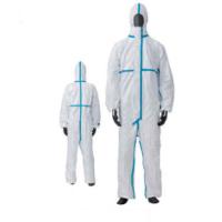Buy cheap Hooded Disposable Isolation Gowns , Latex Free Disposable Protective Coveralls product