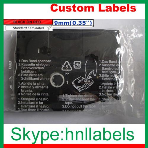Buy cheap Black on Red Label Tape Compatible for Brother TZ-421 TZe-421 P-Touch 8m from wholesalers