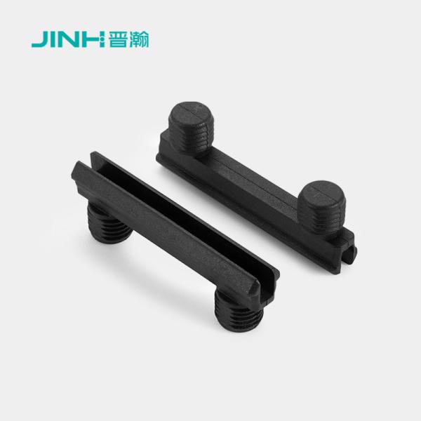 Buy cheap 45.5*7.8mm plastic Shelf Holders in black, furniture fixing for rta furniture from wholesalers