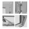 Buy cheap European Style Tilt and Turn UPVC Window Outward Swing from wholesalers