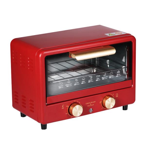Buy cheap 12L Red Multifunctional Electric Oven Galvanized 50Hz With Non Slip Foot Pad from wholesalers