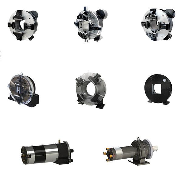 Buy cheap Main Front Chuck Rear Feeding Chuck Double Acting Pneumatic Rotary Chuck from wholesalers