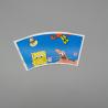 Buy cheap 26oz Raw Material To Make Paper Cup PE Coated Printed Paper Cup Fan Food Grade from wholesalers