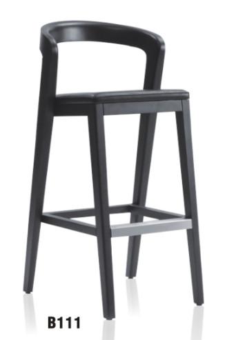 Buy cheap North Europe style black wooden play bar stool furniture from wholesalers