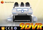 6 Seats High Definition Movies / Games 9D VR Cinema For Movie Truck Easy