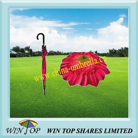 Buy cheap 23" Auto Stick Flower Umbrella from wholesalers