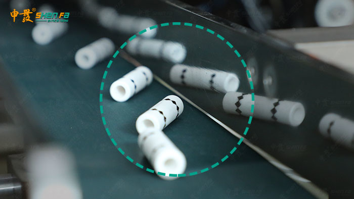 Ceramic Round Tube Single Color Automatic Screen Printing Machine Led Curing