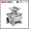 Buy cheap ISO5211 Mounting Pad Quick 3PC Ball Valve Stainless Steel for Industrial Applications from wholesalers