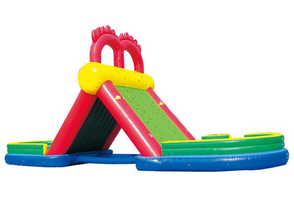 Buy cheap Children's playground equipment inflatable castle 20*10m size material PVC from wholesalers