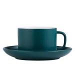 Colorful thick body new cappuccino cup and saucers ceramic coffee cup saucer