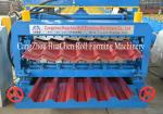 Solid Steel Shaft Metrocopo Double Layer Roll Forming Machine 1250mm For Roof