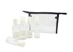 Customized Logo Airline Amenity Kits Travel Containers For Cosmetics