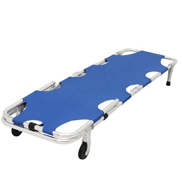 Buy cheap CE Aluminum Alloy First Aid Stretcher Medical Ambulance Folding Stretcher from wholesalers