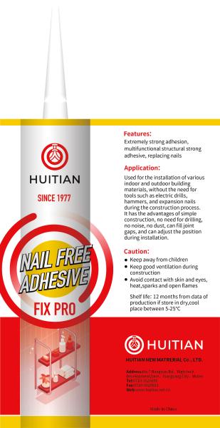 Nail-Free Adhesive Bonding & Fixing Various Wood Lines , Door Casing , Gypsum