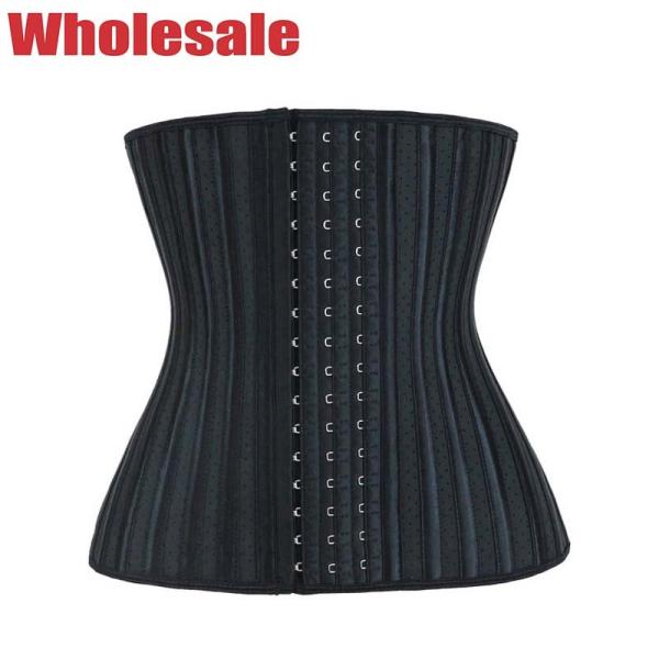 Buy cheap Hollow 5XL 29 Boned Latex Sport Waist Trainer Black Waist Cincher Corset from wholesalers