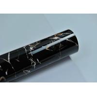 Buy cheap 3d Uv Marble Like Design Kitchen Tabletop Decorative Pvc Foil Black Golden product