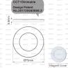 Buy cheap Super Flat CCT and Dimmable Round LED Furniture Cabinet Lamp Magnet Cover CE Approval from wholesalers