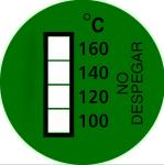 Restaurants Irreversible Temperature Sensitive Labels 100-160℃ For High Temp