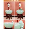 Buy cheap Shadowy Blue Glaze Pattern Base 460mm koi fish bowl from wholesalers
