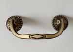 Antique Brass Metal zamak Coffin Handles H031 Metal Casket Hardware And Funeral
