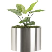 Buy cheap Decorative Polished Round Stainless Steel Flower Pots Dia 300-600mm product