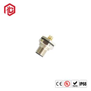 China Ethernet Waterproof IP67 A/B/D Code 4 Pin Aviation Assembly M12 Right Angle Connector on sale