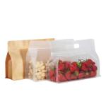 Capacity 2oz-128oz Plastic Cashew Nut Packaging Bag Clear Food Pouch