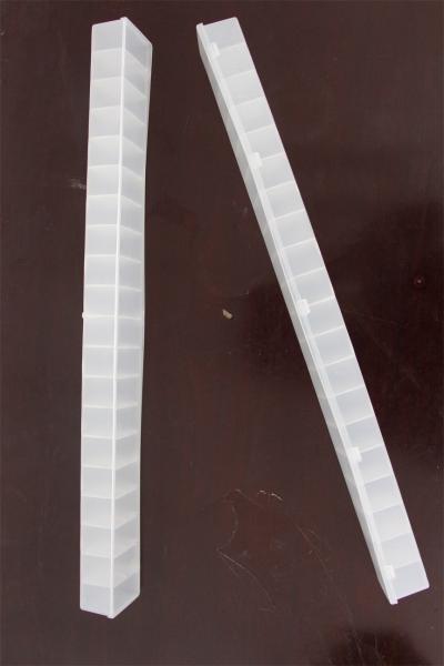 Buy cheap Broken Core Powder Rock Chip Trays With Twenty White Channels Anti Aging from wholesalers