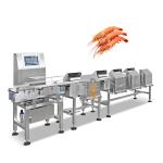 Buy cheap Smart Auto Conveyor Check Weigher Machine For Red Shrimp Sausages Sorter Belt Weigher Weight Checker from wholesalers