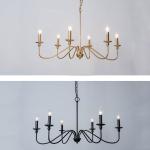 Modern Simple Pendant Lamp Living Room Kitchen Dining Room Lamp American Iron