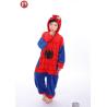 Buy cheap Anime Flannel Pajama Boys Spiderman Onesie , Boys fluffy polyester Onesie Homewear from wholesalers