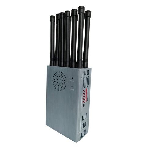 Mobile Phone Signal jammer 12.0W 5G Phone Jammer Temperature Lower than 40℃ Work 4.0 Hours,12000mAH Battery