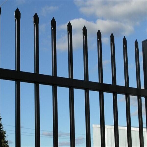 Buy cheap Powder Coated Steel Security Fence , Wrought Iron Spear Top Steel Palisade Security Gates from wholesalers