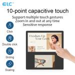 Wall Mounted Interactive Dual Screen Digital Signage WiFi Android Indoor