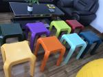 strong and stable four legs colorful rotomolded plasric stool which can be