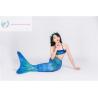 Buy cheap 3PCS Purple Mermaid Tail For Swimming , Girls Mermaid Tail Swimsuit from wholesalers