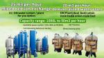 460V Deionized Water Systems , 50TPH mixed bed dm plant Semi Control