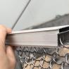 Buy cheap Decorative Interior Metal Coil Drapery Custom Wire Pitch 9mm 80% Open Area from wholesalers