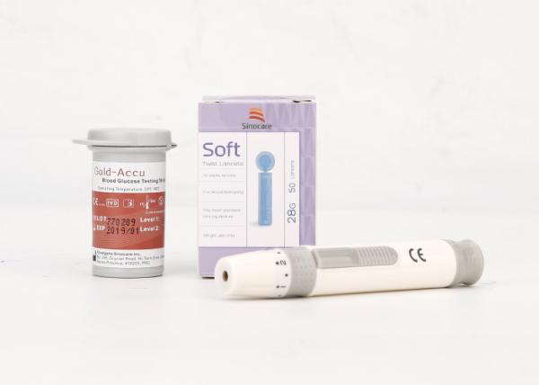 Buy cheap Xylose Blood Glucose Strips 20-600mg/dL Test Range 20-70% HCT FDA Approved from wholesalers