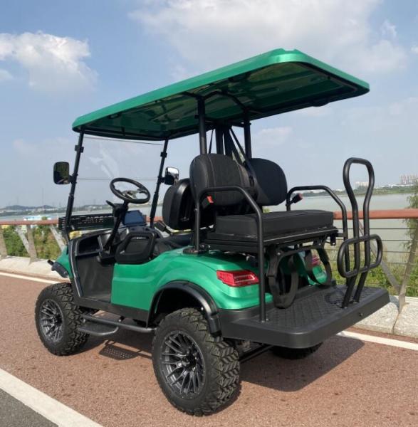 Buy cheap OEM ODM Electric Golf Cart 4 Wheel Disc Brake High Chassis 10 Inch Display 4 Seater from wholesalers