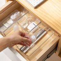 Buy cheap Transparent White Drawer Organisers 2L Deep Kitchen Drawer Organizer product