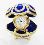 Handicraft faberge egg metal jewelry box Faberge Egg Trinket Jewelry Box with a