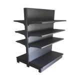 Store shelves supermarket shelves gondola double sided