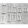 Buy cheap Alalamu Heavy Duty Metal Rings Antiwear Rectangular Slide Adjuster Buckle from wholesalers