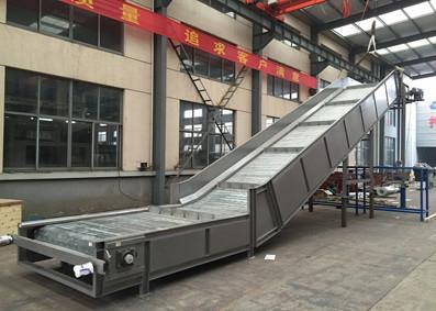 Buy cheap Stainless Steel Inclined Slat Chain Conveyor for Sale from wholesalers