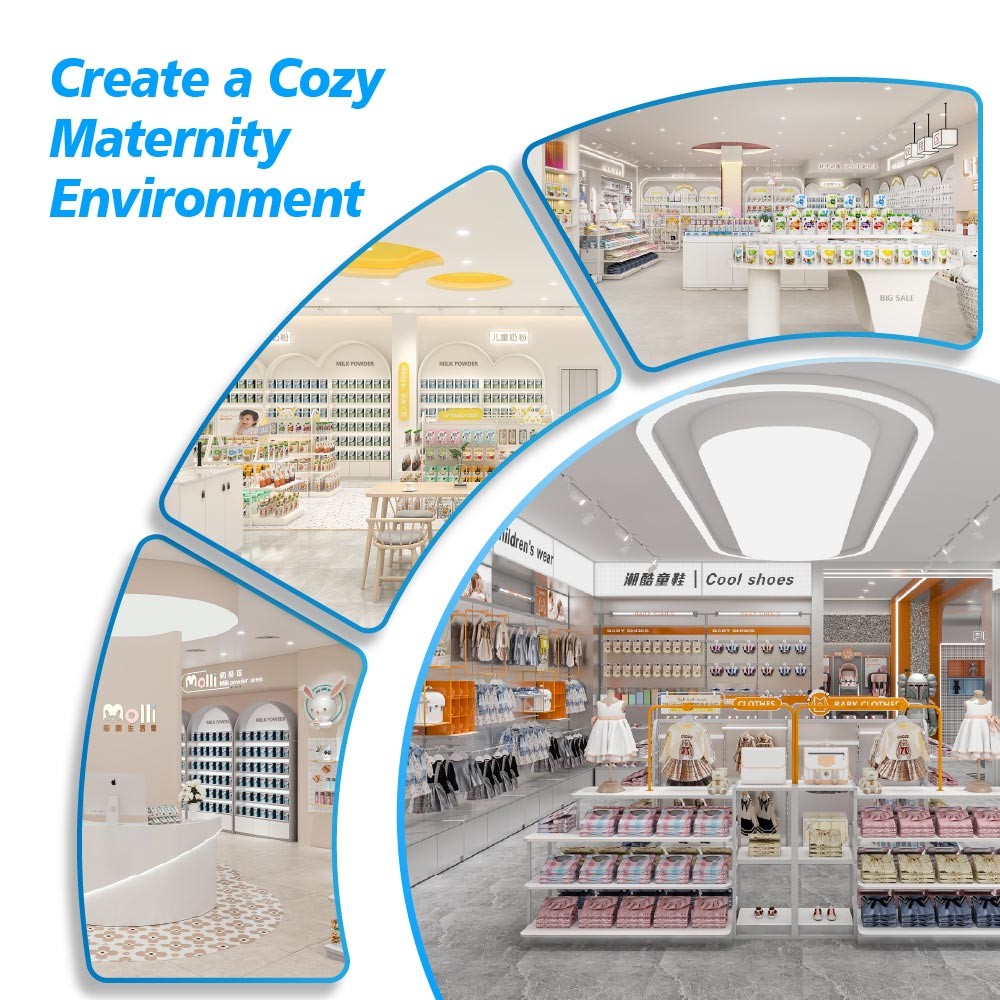 05-YMJYS Maternity And Baby Store Zoning With Raw Wood Minimalist Style