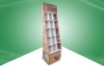 OEM / ODM 15 Cells Book POP Cardboard Display Cardboard With Heavy - duty & Easy