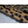 Buy cheap leopard print Mixed Jacquard Long Haired Fur Fabric Acrylic Fake Mink from wholesalers