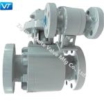 Forged Steel Double Oil Pipeline Valves ISO5211 Double Block And Bleed Ball